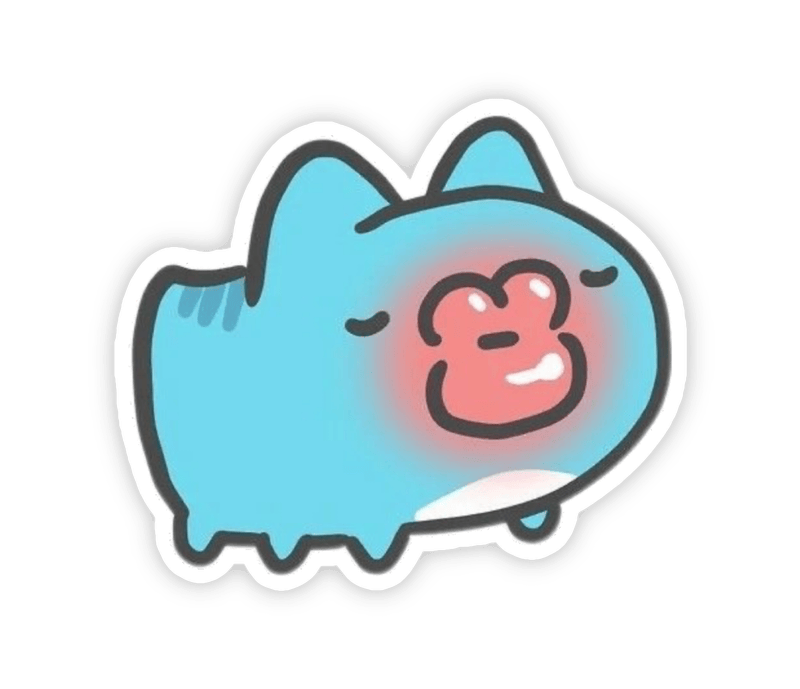 Sticker messenger bựa biểu cảm chu mỏ