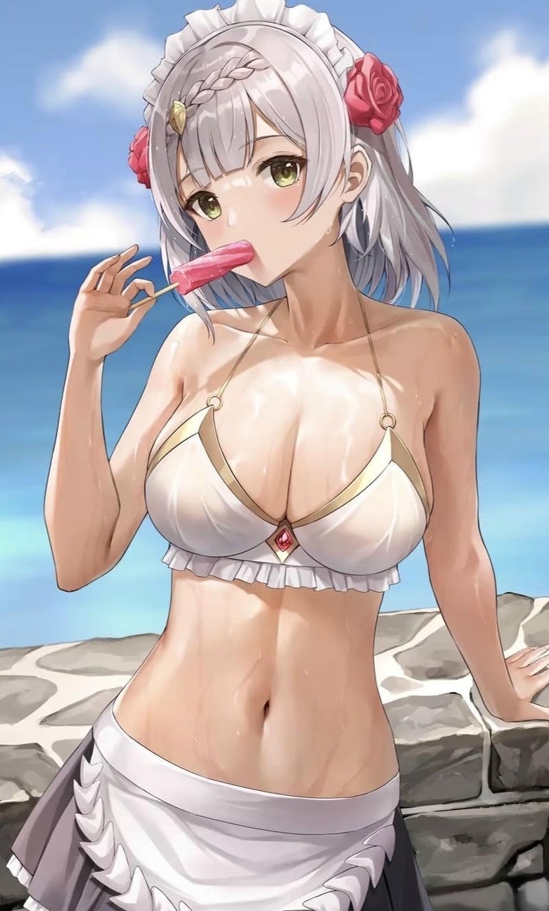 Tạo dáng ấn tượng của nhân vật nữ phong cách biển