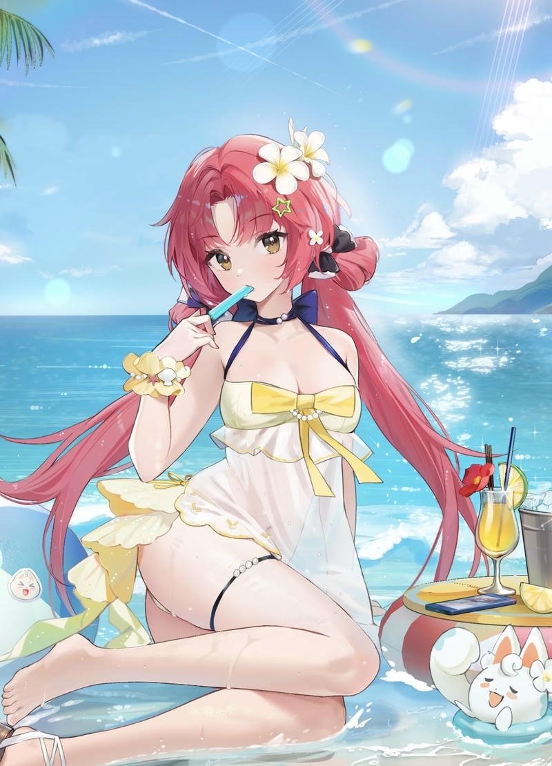 Tạo dáng đầy sức hút của nhân vật anime nữ