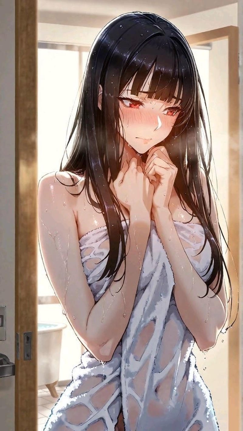 Tạo dáng thu hút của nhân vật nữ trong tranh anime