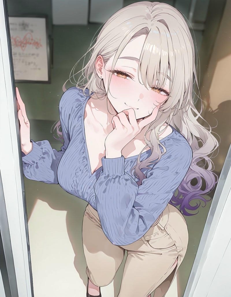 Tạo hình cuốn hút của nhân vật trong ảnh gái anime mlem