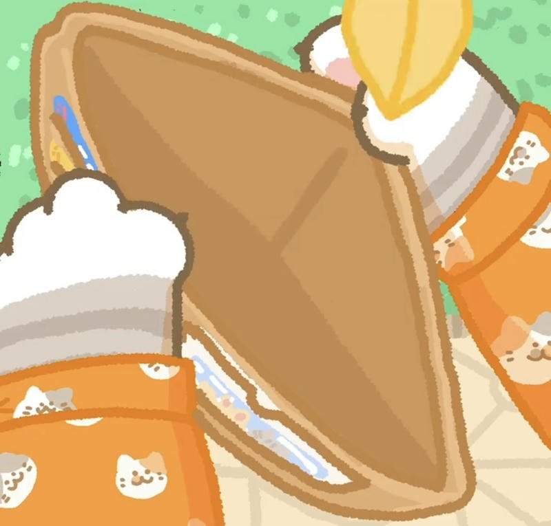 Tay mèo lật ví không còn tiền meme ví rỗng