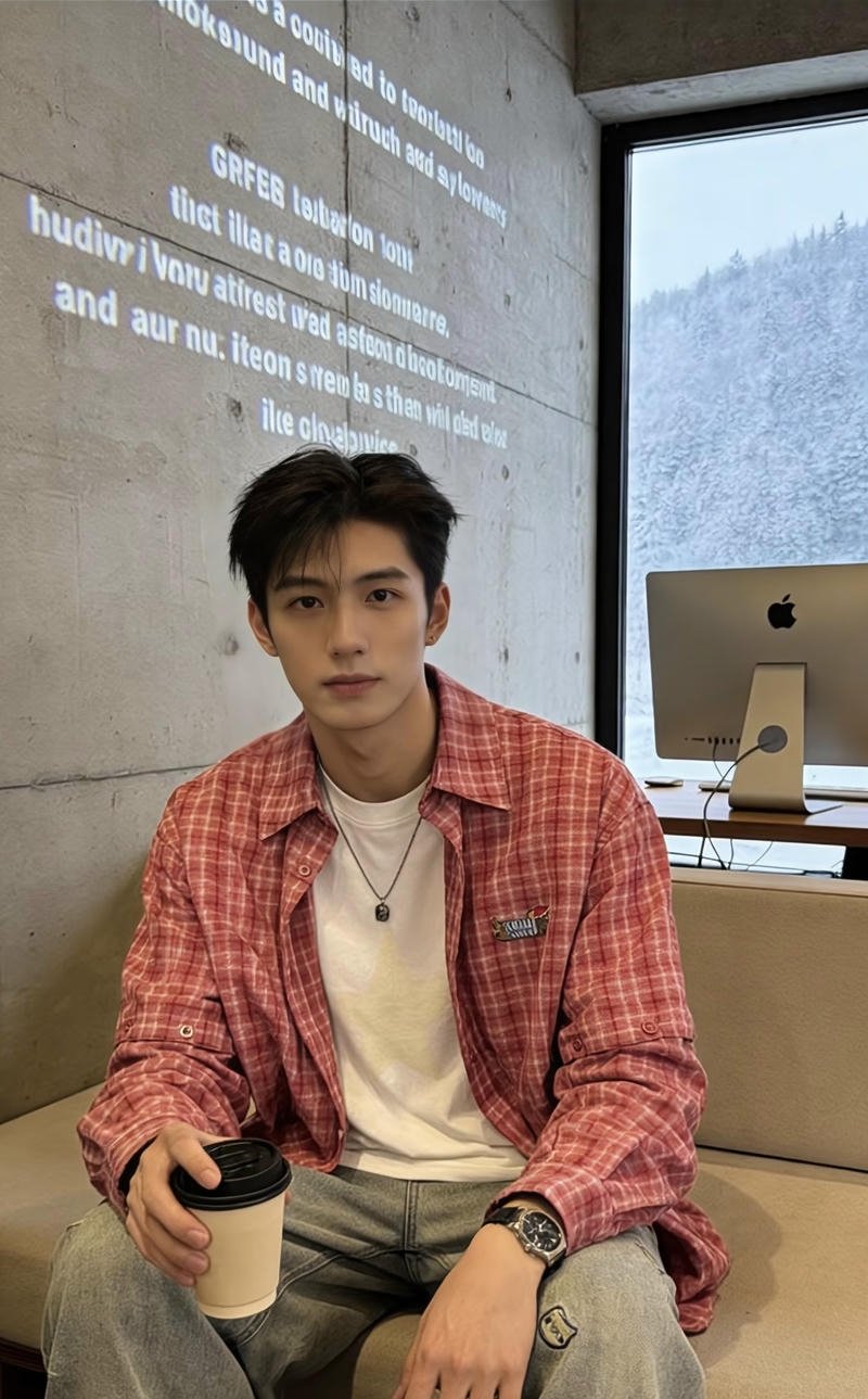 Thần sắc tươi tắn ghi lại trong ảnh trai 2K8