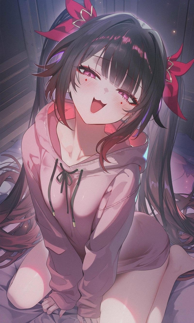 Thần thái nhẹ nhàng của nhân vật nữ phong cách anime