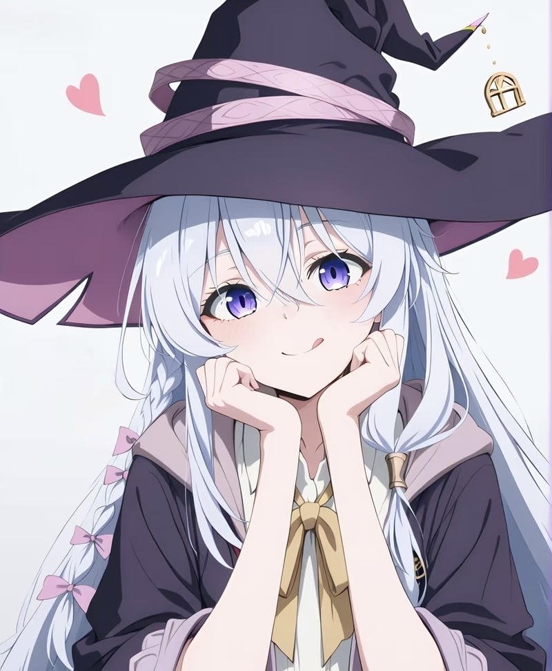 Thần thái thanh thoát thể hiện qua ảnh anime girl tóc trắng nổi bật