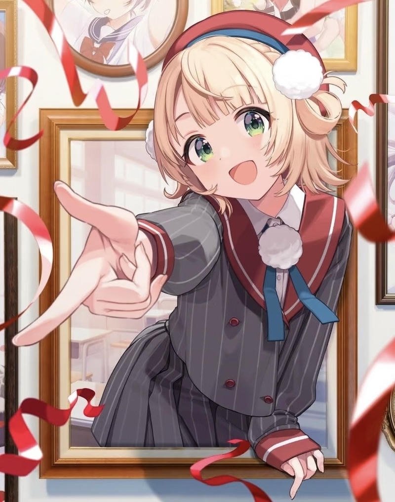 Thần thái trong trẻo làm ảnh anime nữ tóc ngắn thu hút