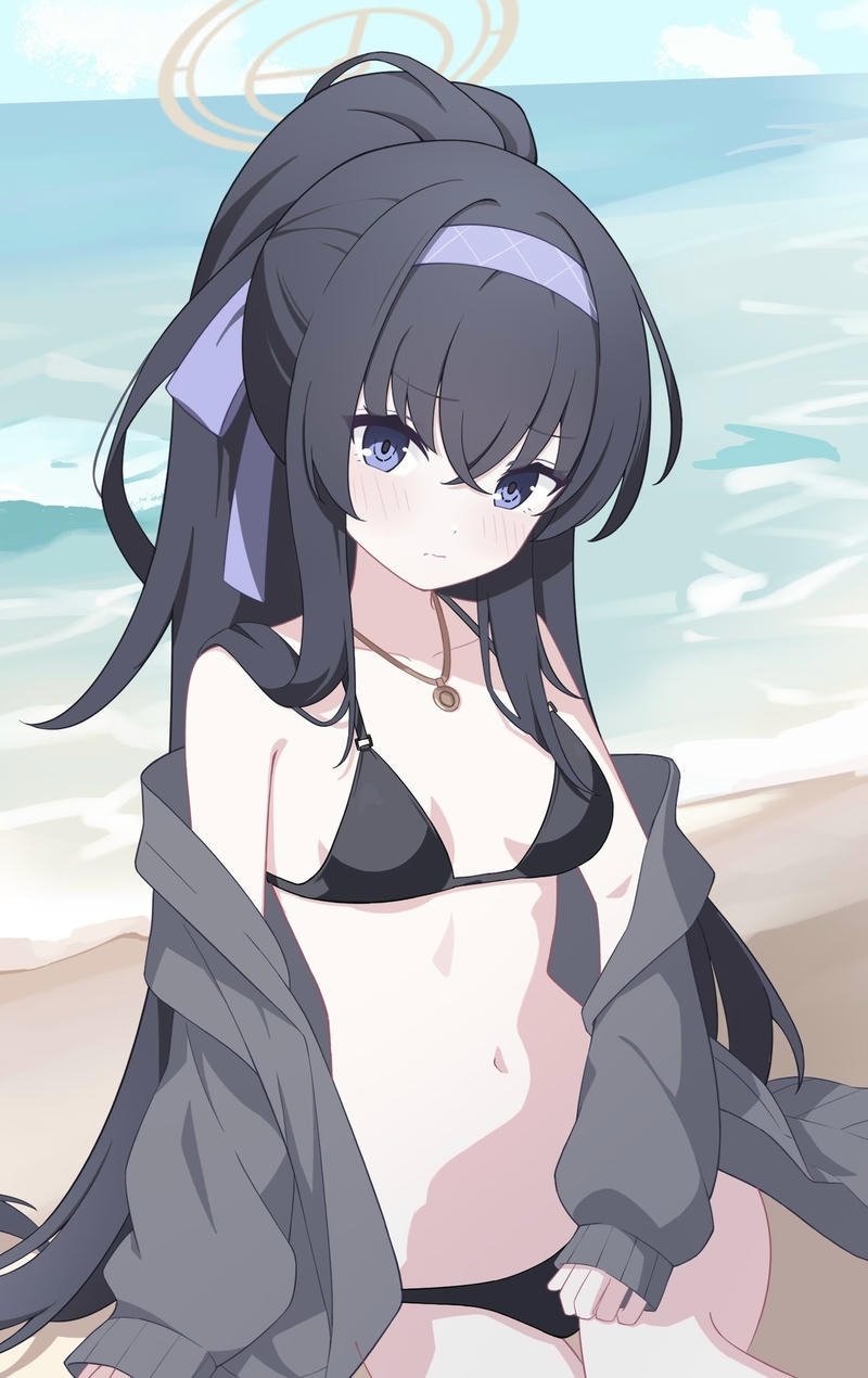 Thần thái tự tin của cô nàng anime dưới nắng