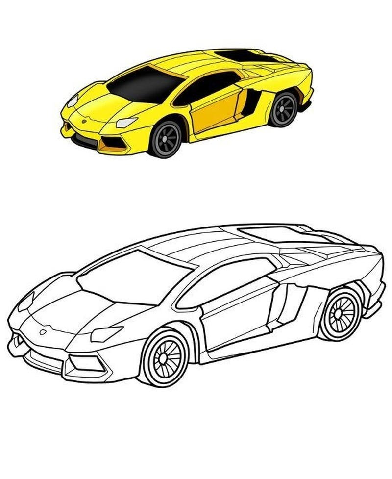 Thiết kế ô tô cartoon vui nhộn cho thiếu nhi