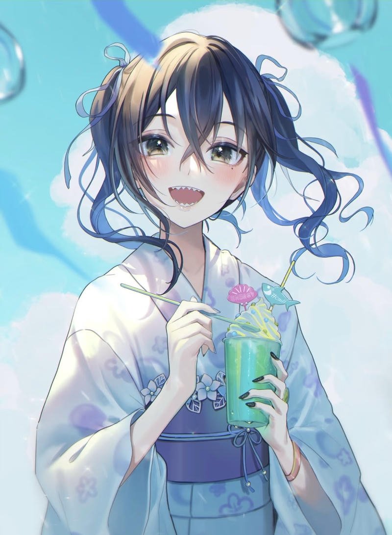 Thiếu nữ với ánh nhìn lanh lợi đáng yêu phong cách anime