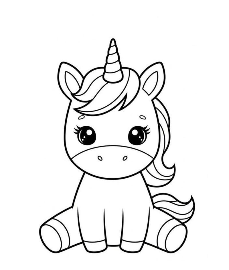 Tô màu con ngựa pony đáng yêu cho bé sáng tạo