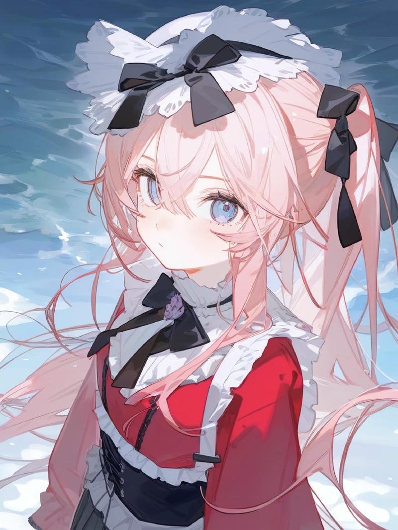 Tóc hồng anime nữ nhìn vào thấy khá dễ thương