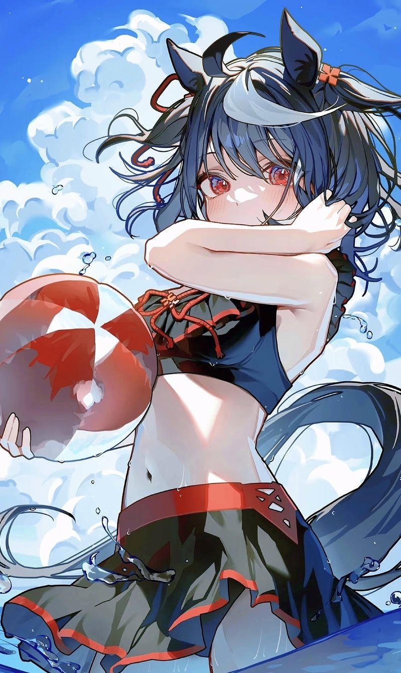 Vẻ cuốn hút của cô nàng hoạt hình trong trang phục biển