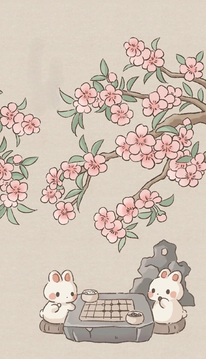 Vẽ tranh hoa đào xứ lạng tái hiện nét vùng cao