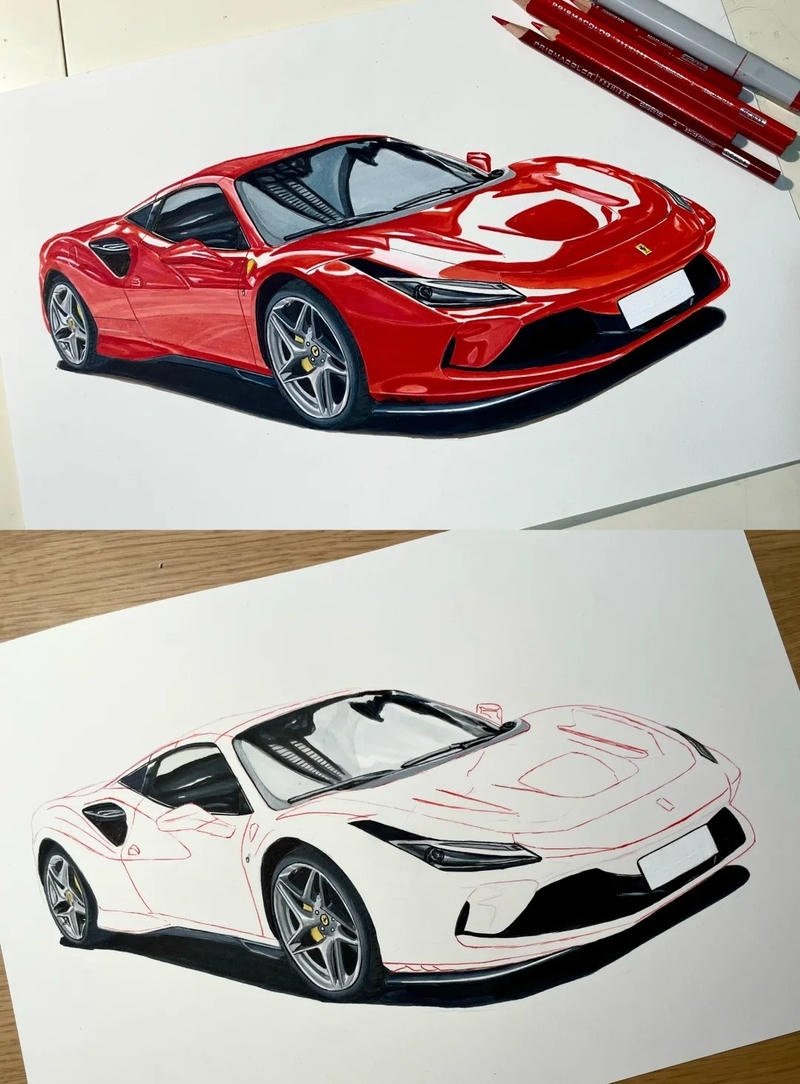 Ý tưởng vẽ ô tô chibi đáng yêu cho bé