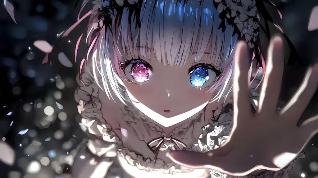 ảnh anime nữ tóc ngắn thumbnail