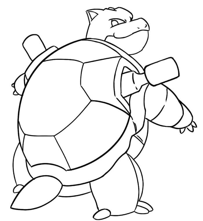 biểu cảm dễ thương tranh tô màu con rùa