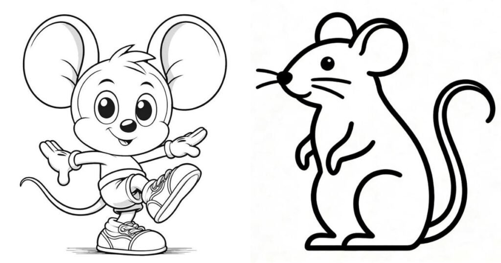 tô màu con chuột thumbnail