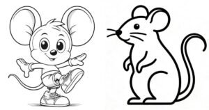 tô màu con chuột thumbnail