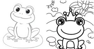 tô màu con ếch thumbnail