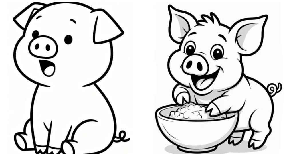 tô màu con heo thumbnail