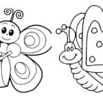 tranh tô màu con bướm thumbnail