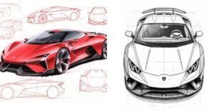 tranh vẽ ô tô thumbnail