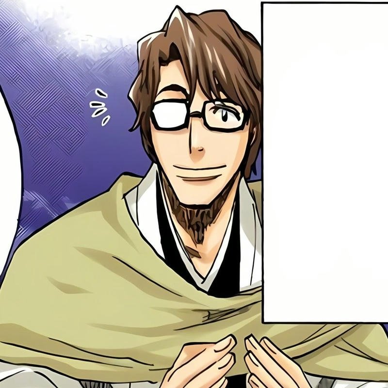 Ảnh Aizen meme ánh nhìn uy lực đầy ấn tượng