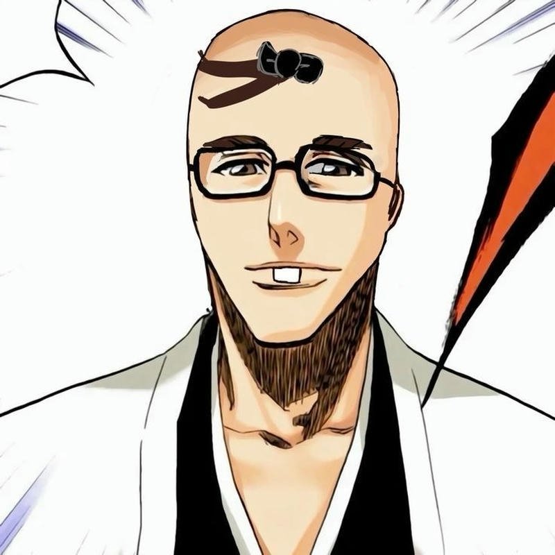 Ảnh Aizen meme có 1 chỏm tóc đen