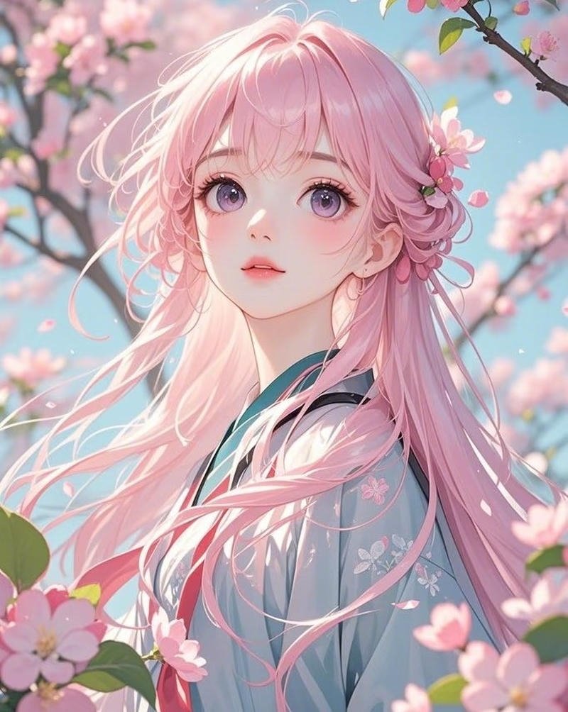Ảnh anime cute trong khung cảnh dễ thương
