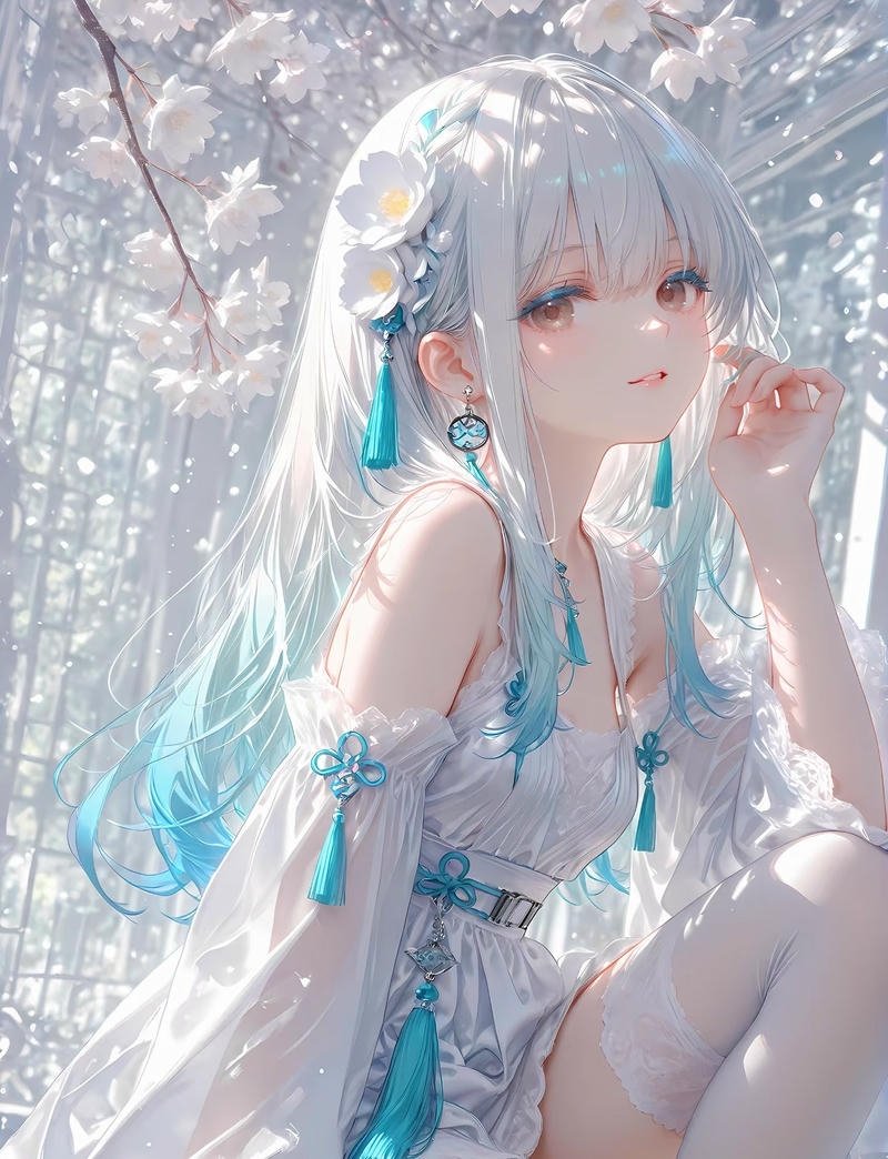 Ảnh anime cute với biểu cảm đáng yêu nhẹ