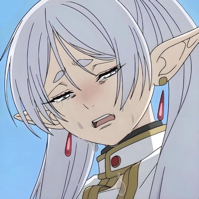 Ảnh anime nữ buồn với ánh nhìn đầy tâm trạng