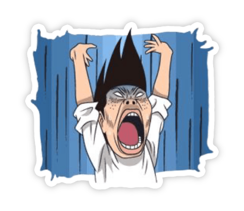 Ảnh chế nhãn dán bựa biểu cảm đỉnh cao cực gắt