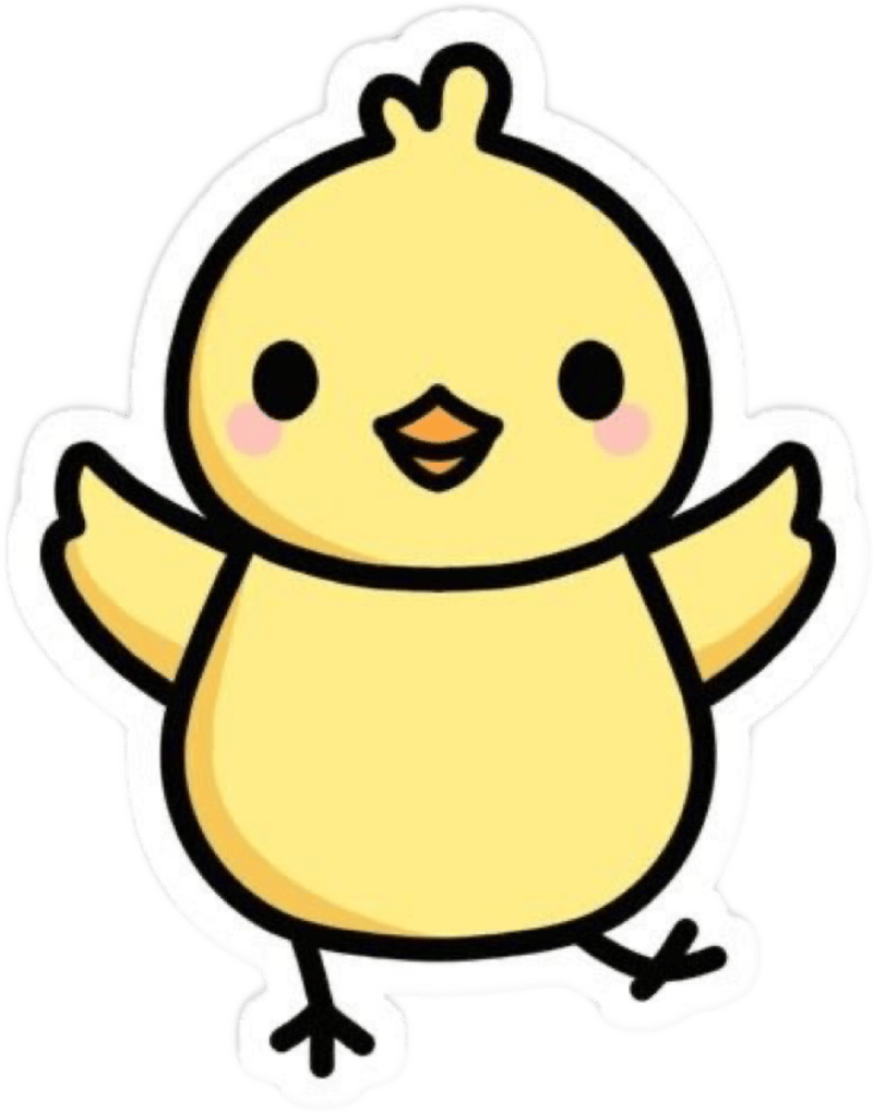 Ảnh dán sticker cute dễ thương cực kỳ bắt mắt