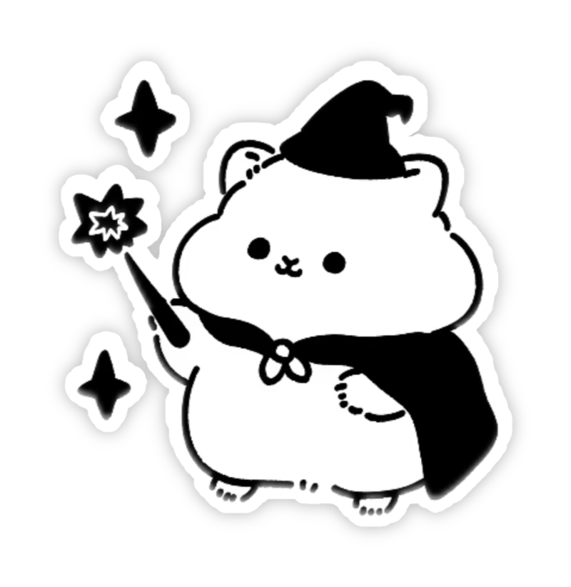 Ảnh đẹp sticker cute không màu nét mảnh nhẹ nhàng cực xinh