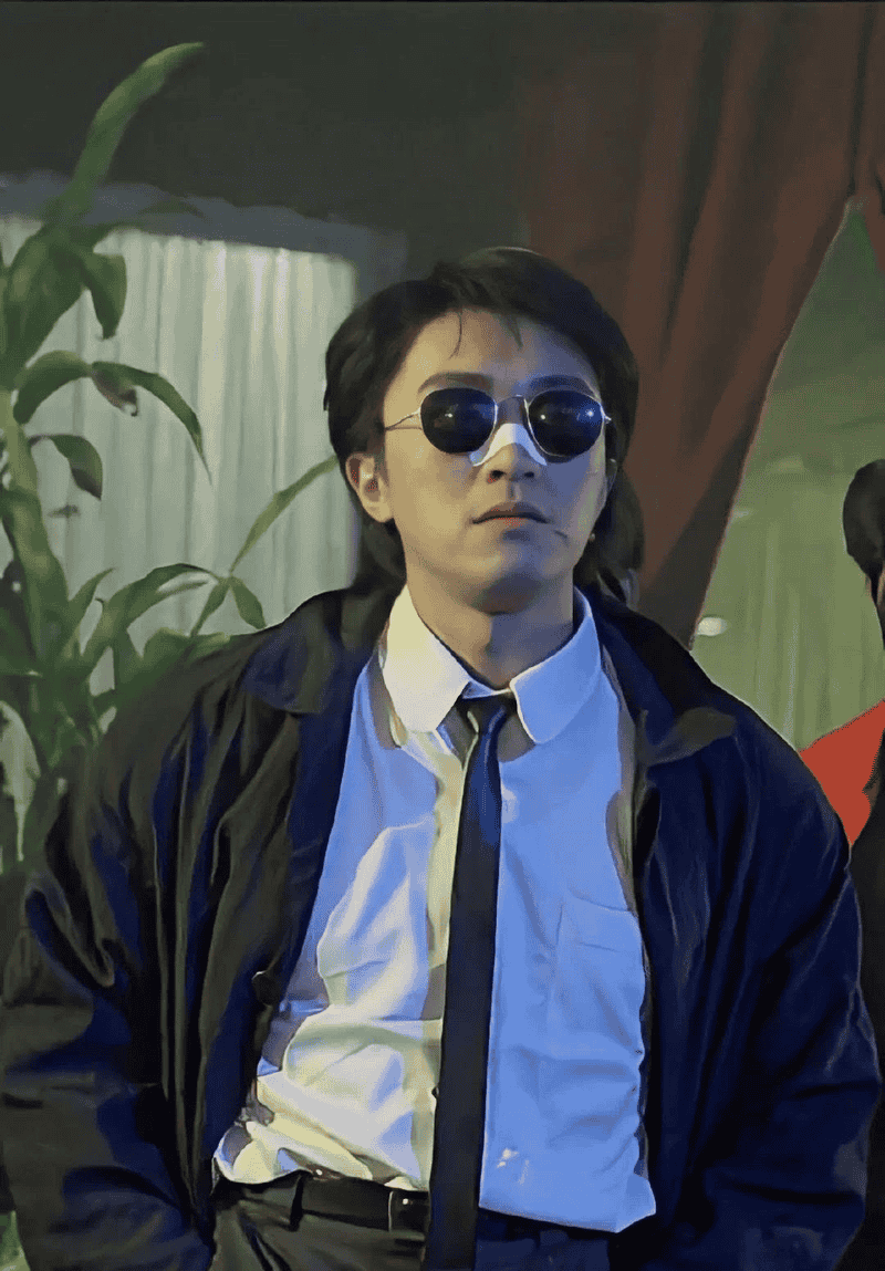 Ảnh meme Châu Tinh Trì mang phong cách hài cổ điển