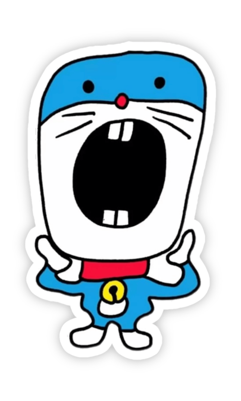 Ảnh nhãn dán bựa vui nhộn đáng yêu cực chất