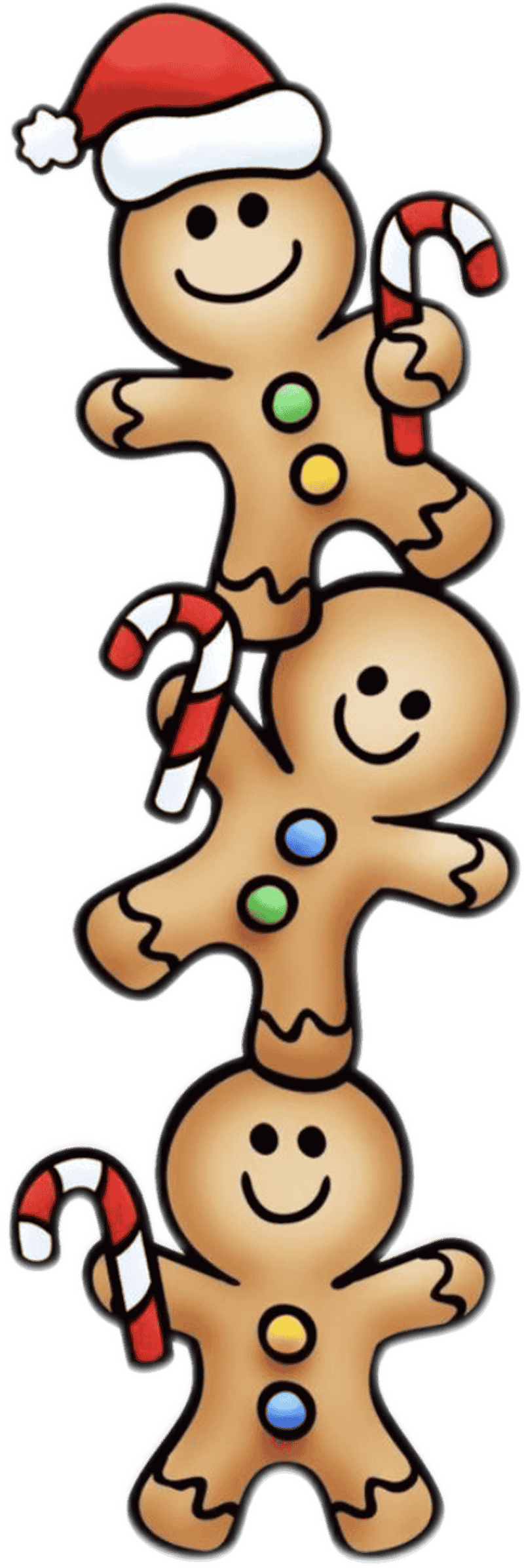 Ảnh noel làm sticker bánh quy nhiều cái