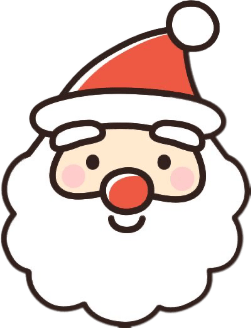 Ảnh noel làm sticker đáng yêu mặt béo