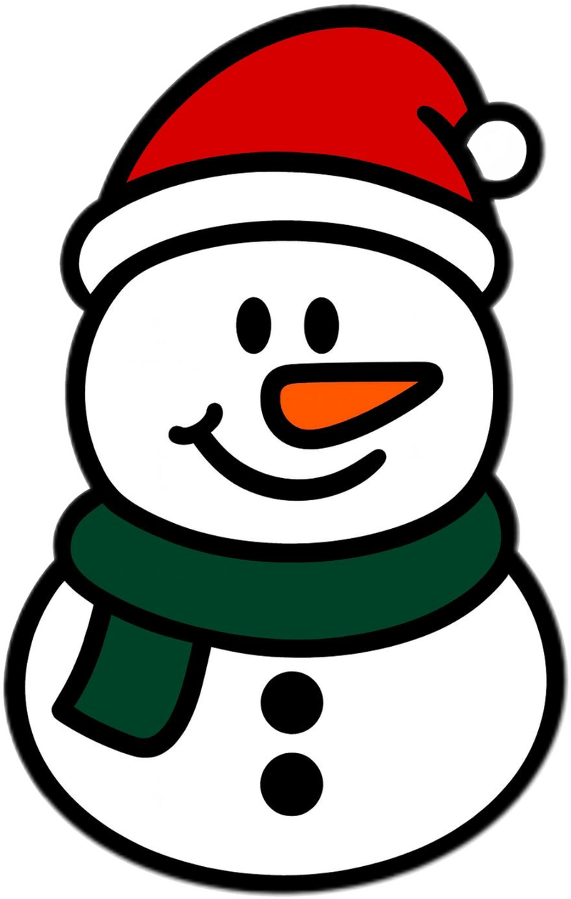 Ảnh noel người tuyết sticker cute dễ thương hết nấc