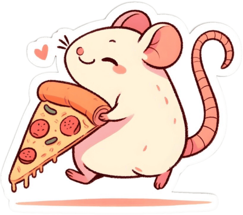 Ảnh sticker dán dễ thương phong cách chibi xinh xắn