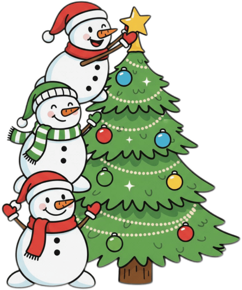 Ảnh sticker noel lung linh ánh đèn rực rỡ