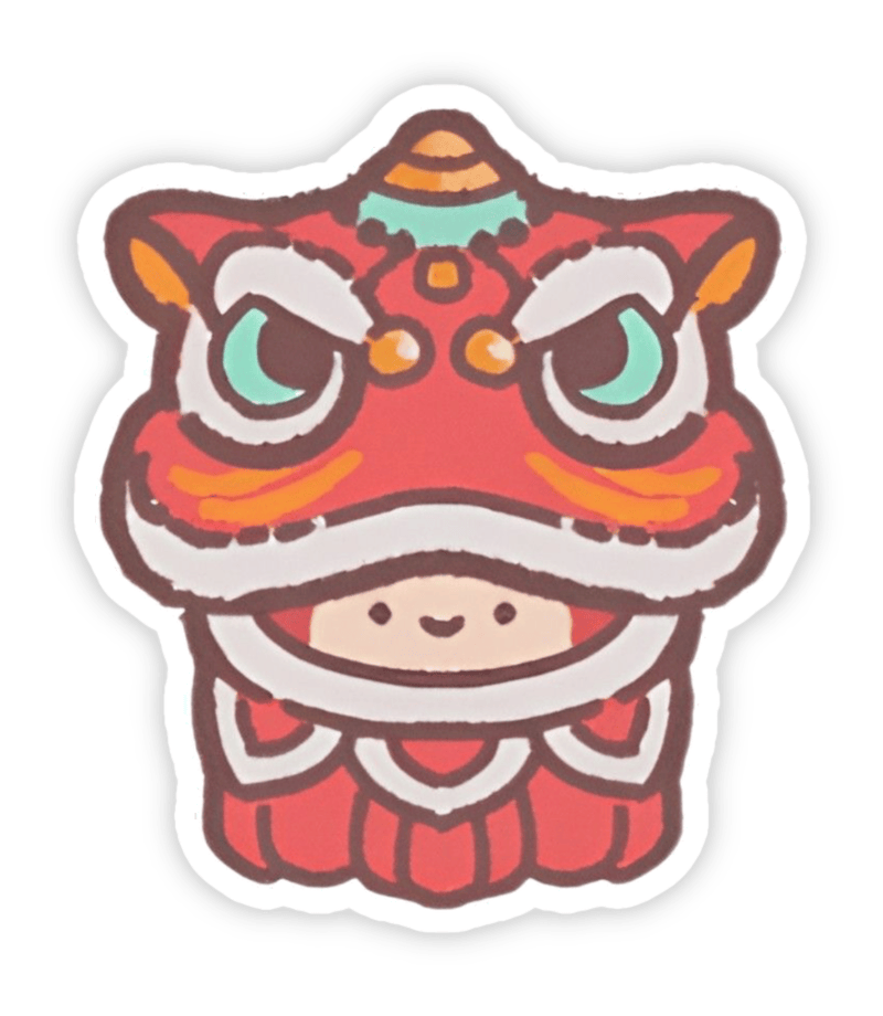 Ảnh tết làm sticker sáng tạo màu sắc tươi vui