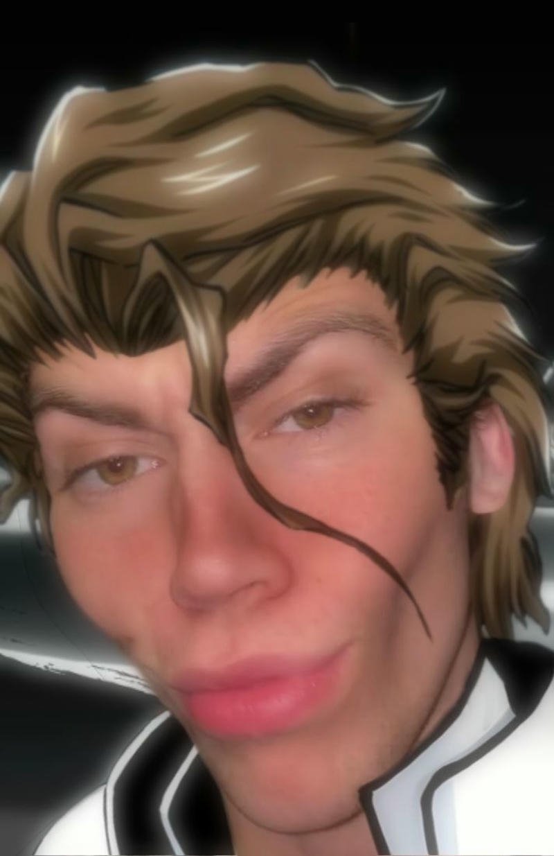 Anime meme Aizen biểu cảm bình thản nhưng lầy