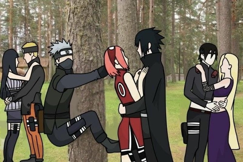 Anime meme Naruto gương mặt vui nhộn buồn cười