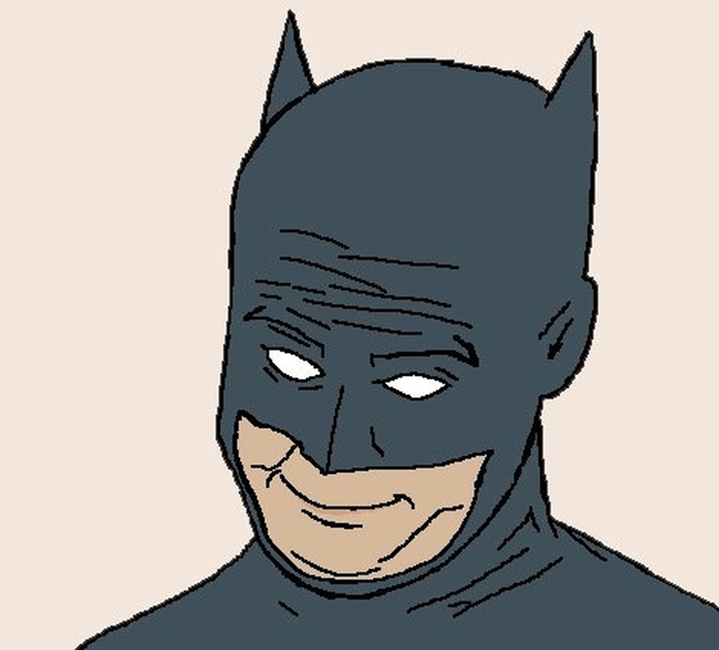 Batman meme nổi bật với biểu cảm lạnh lùng hài hước
