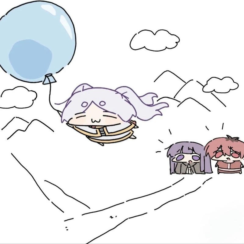 Bức hình meme Frieren anime bay lên