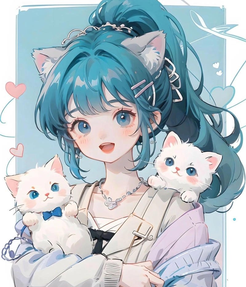 Cô gái anime đáng yêu trong khung cảnh đẹp