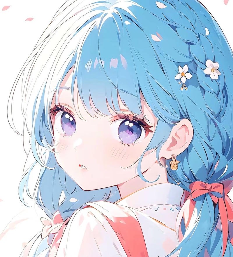 Cô gái anime đáng yêu với phong cách tự nhiên