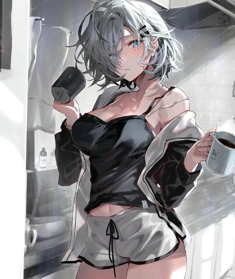 Cô gái anime thân hình đầy đặn múp đáng yêu