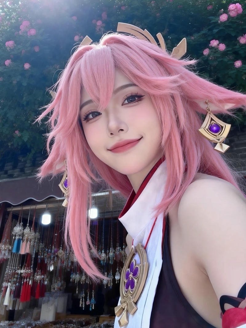 Cosplay Yae Miko biến thể độc đáo thể hiện nét riêng
